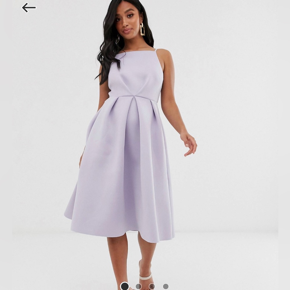 ASOS Lilac Midi Dress